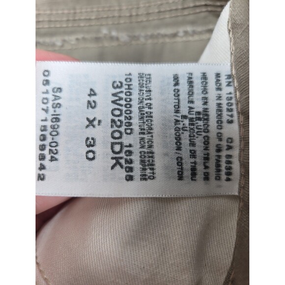 NEW Riggs Workwear by Wrangler Carpenter Pants Rip Stop 42x30 Grey-ish Khaki - Picture 7 of 8